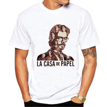 Load image into Gallery viewer, Male T Shirt Funny Design Men La Casa De Papel T Shirt Men Money Heist Tees Short Sleeve House of Paper T-Shirt Streetwear Tops