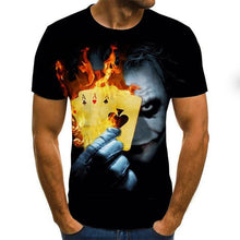 Load image into Gallery viewer, Hot Sale Clown T Shirt Men/women Joker Face 3D Printed Terror Fashion T-shirts size XXS-6XL
