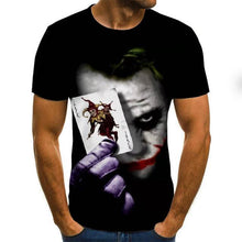 Load image into Gallery viewer, Hot Sale Clown T Shirt Men/women Joker Face 3D Printed Terror Fashion T-shirts size XXS-6XL
