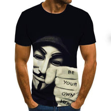 Load image into Gallery viewer, Hot Sale Clown T Shirt Men/women Joker Face 3D Printed Terror Fashion T-shirts size XXS-6XL
