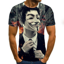 Load image into Gallery viewer, Hot Sale Clown T Shirt Men/women Joker Face 3D Printed Terror Fashion T-shirts size XXS-6XL
