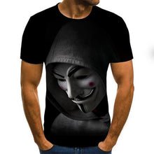 Load image into Gallery viewer, Hot Sale Clown T Shirt Men/women Joker Face 3D Printed Terror Fashion T-shirts size XXS-6XL

