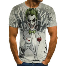 Load image into Gallery viewer, Hot Sale Clown T Shirt Men/women Joker Face 3D Printed Terror Fashion T-shirts size XXS-6XL
